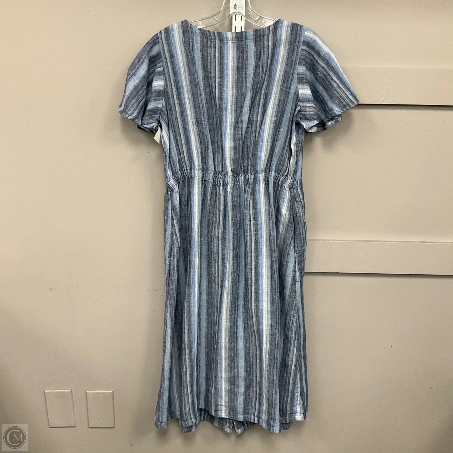Dress Casual Midi By Lands End In Blue, Size: Xs