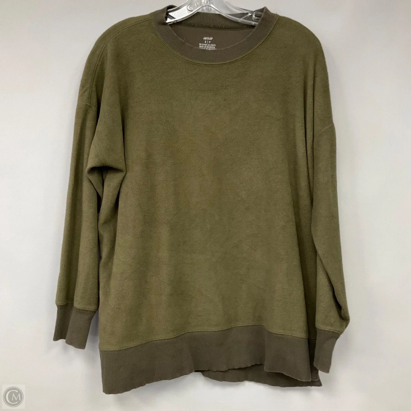 Sweatshirt Crewneck By Aerie In Green, Size: S
