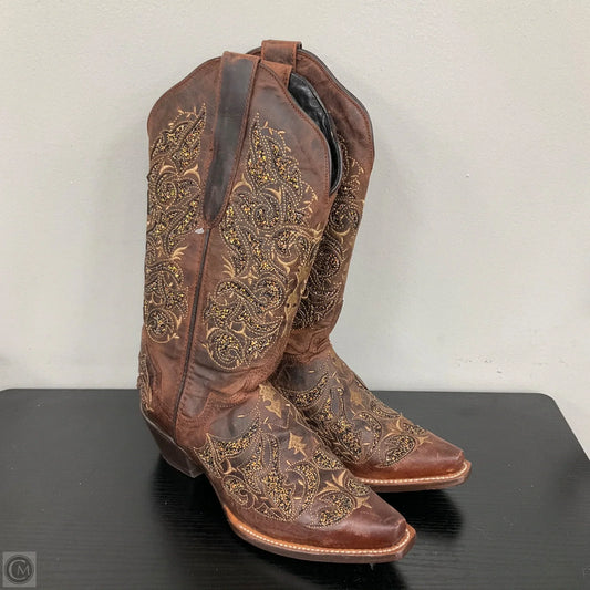 Boots Western By Cma In Brown, Size: 8
