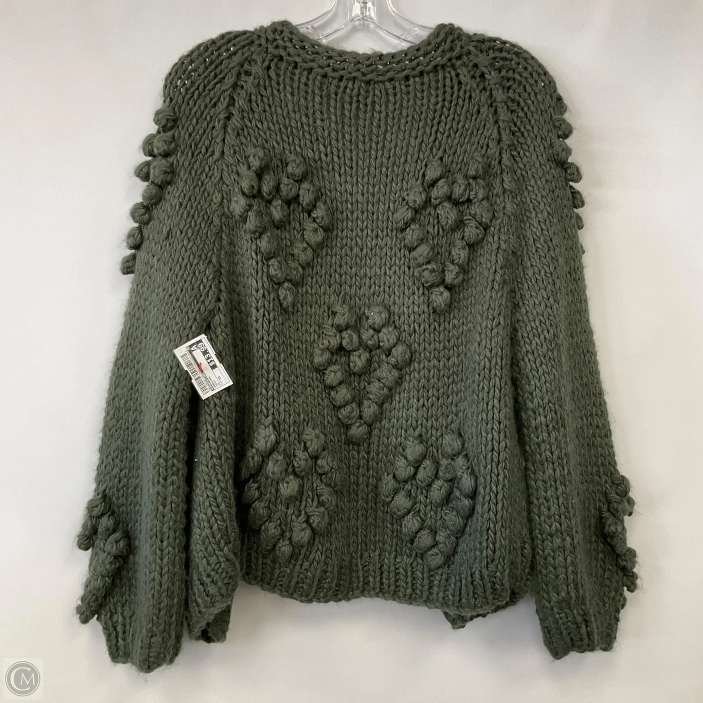 Cardigan By Francesca's In Green, Size: Xs