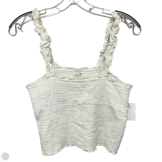 Top Sleeveless By Aerie In White, Size: L