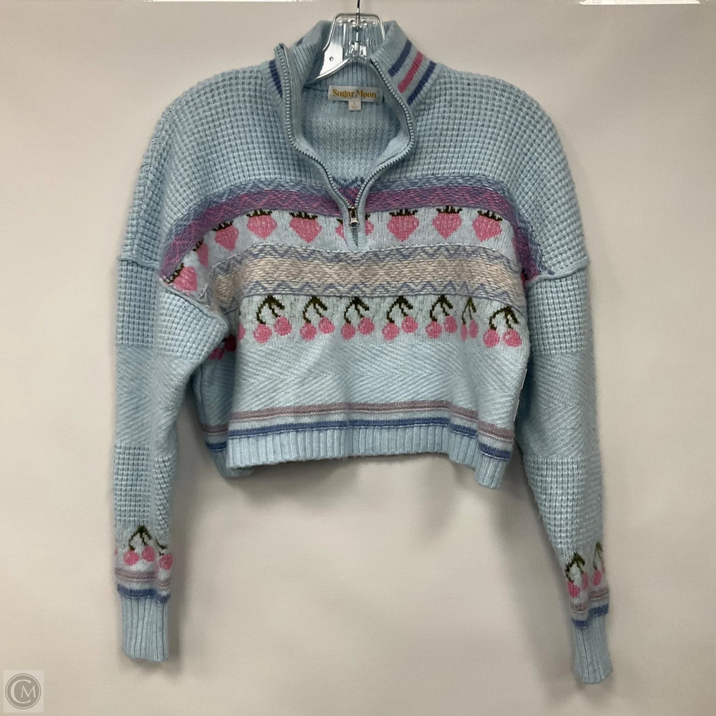 Sweater By Sugar Moon In Blue, Size: L