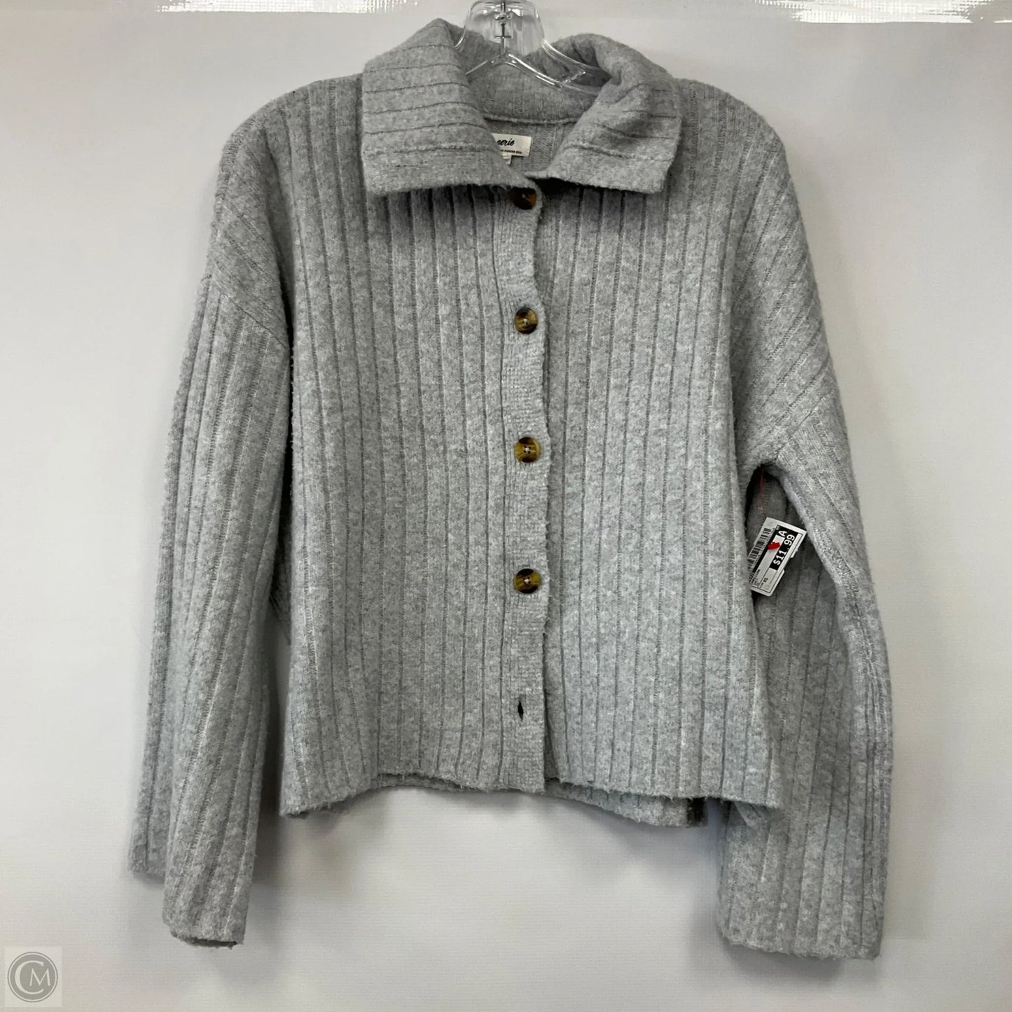 Cardigan By Aerie In Grey, Size: Xs