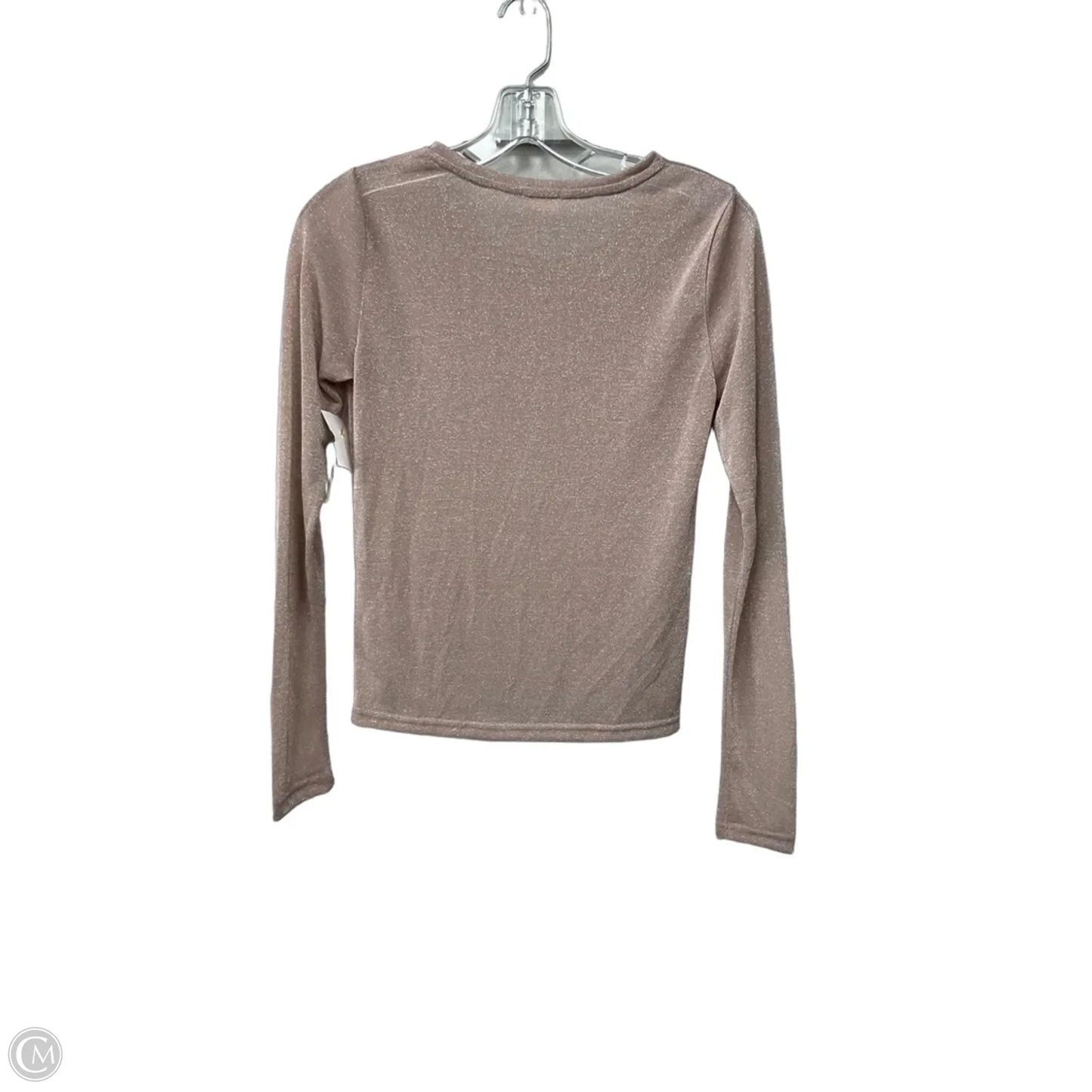 Top Long Sleeve By Free People In Brown, Size: S