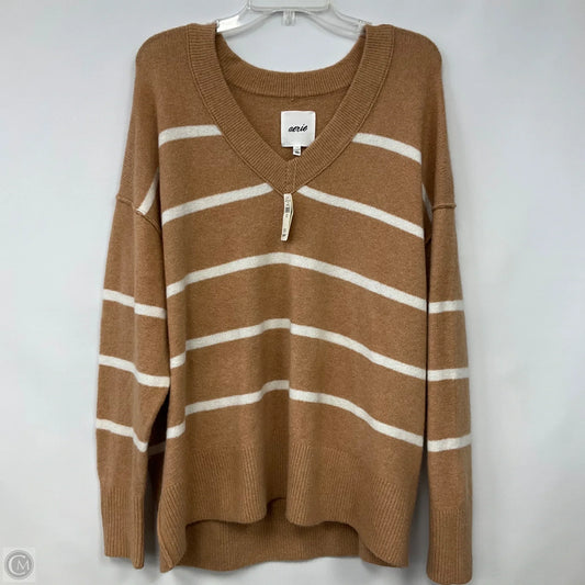 Sweater By Aerie In Tan, Size: L