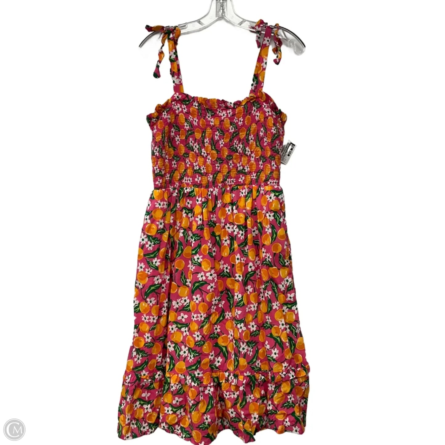 Dress Casual Maxi By Draper James In Orange & Pink, Size: M