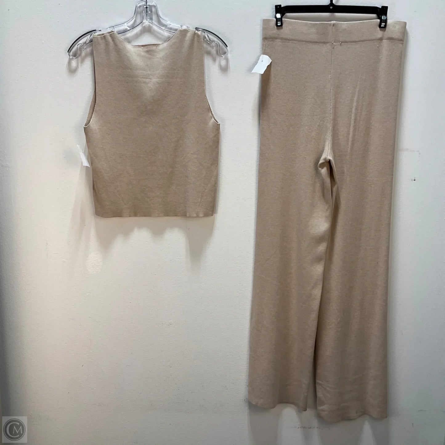 Pants Set 2pc By Cmf In Tan, Size: M
