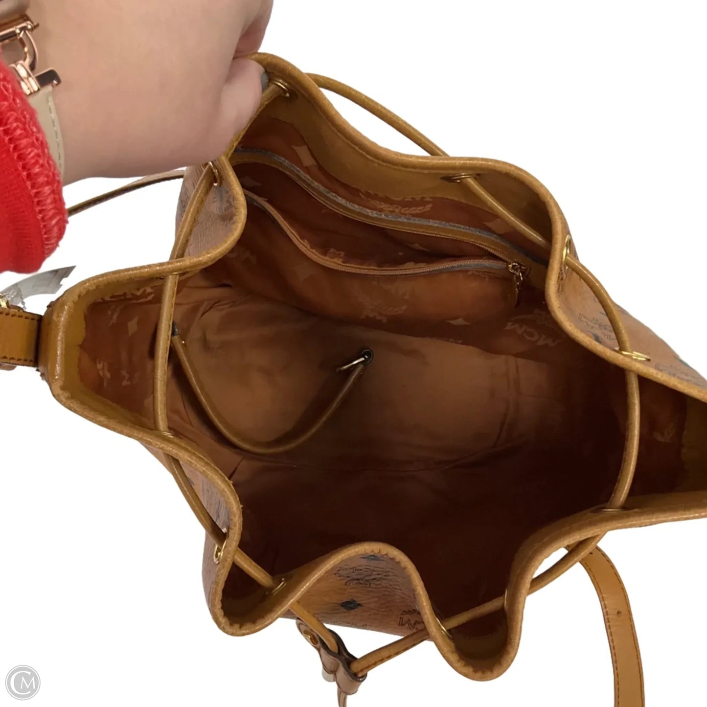 Crossbody Luxury Designer By Mcm, Size: Large