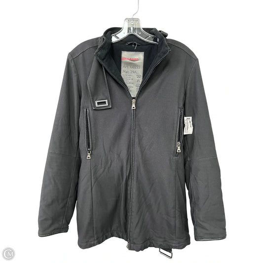 Jacket Luxury Designer By Prada In Black, Size: S