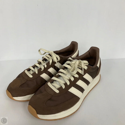 Shoes Sneakers By Adidas In Brown & Cream, Size: 9.5