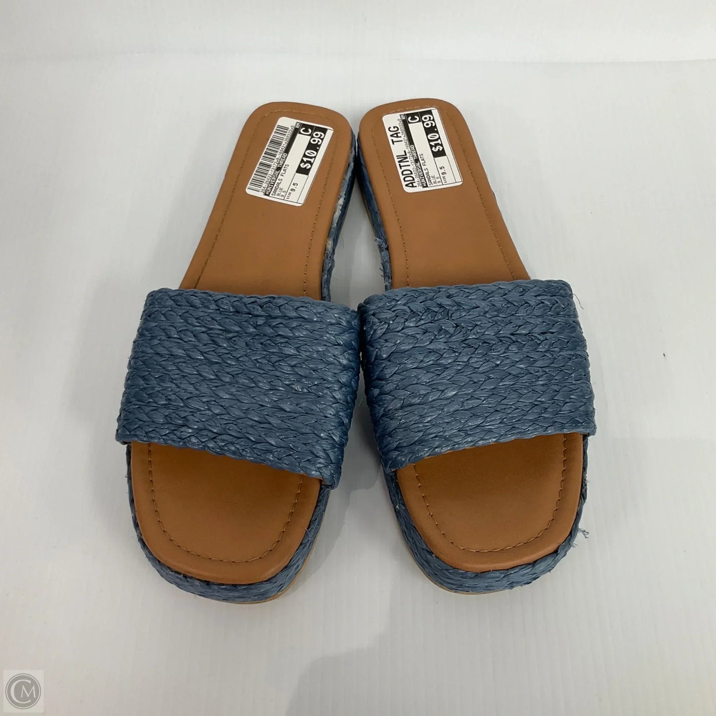 Sandals Flats By Universal Thread In Blue, Size: 9.5