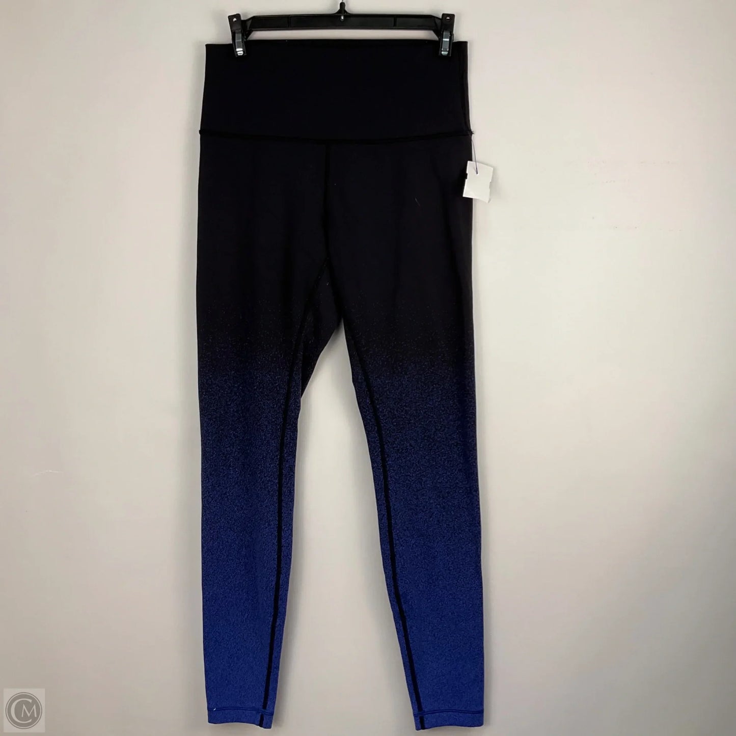 Athletic Leggings By Lululemon In Black & Blue, Size: 8