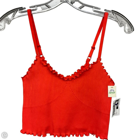 Top Sleeveless By Aerie In Red, Size: L