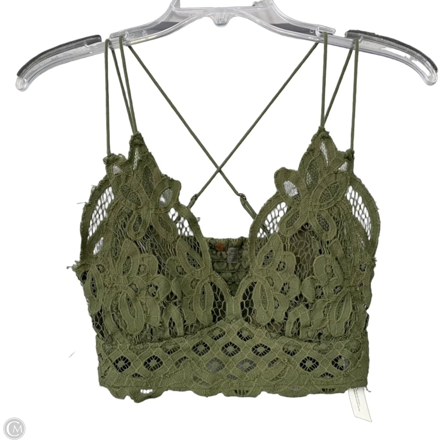 Bralette By Free People In Green, Size: M