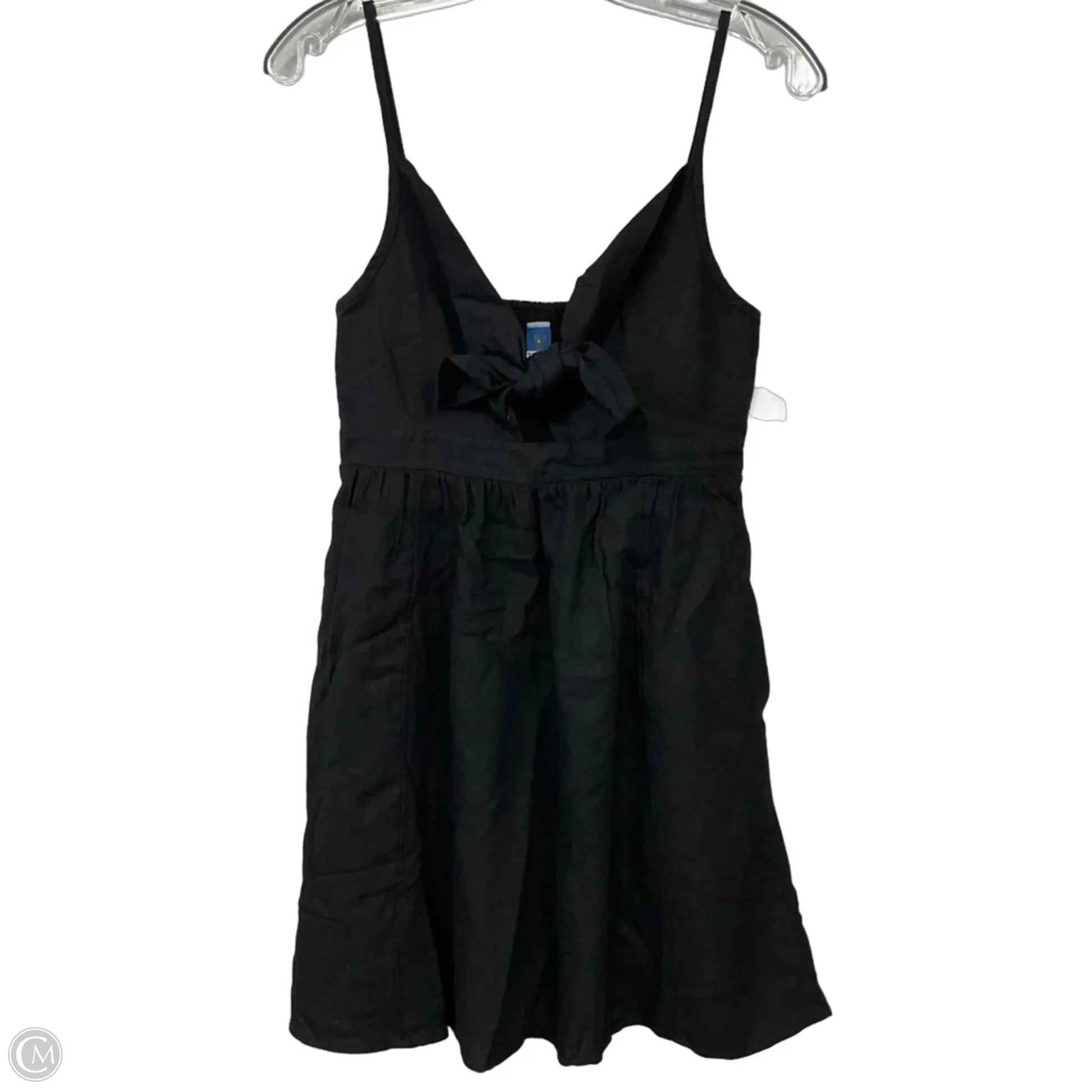 old navy black mini dress Women's The Occasion Pleated Halter Swing Mini Dress - Black