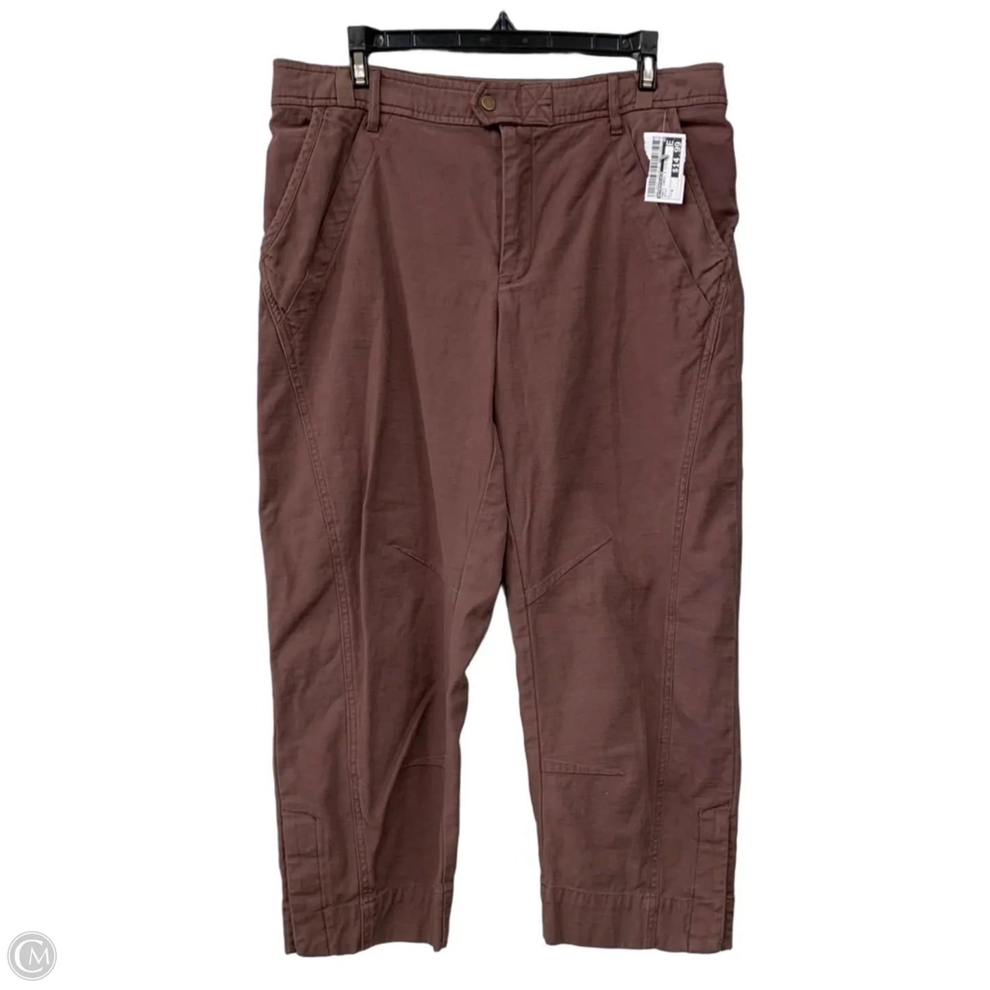 Pants Cargo & Utility Cropped By Anthropologie In Brown, Size: M