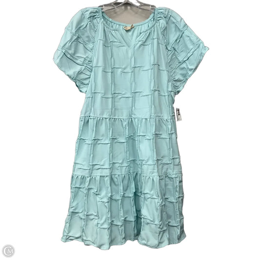 Dress Casual Midi By Cloth & Portrait In Blue, Size: S