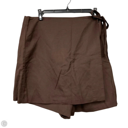 Skort By Loft In Brown, Size: 12