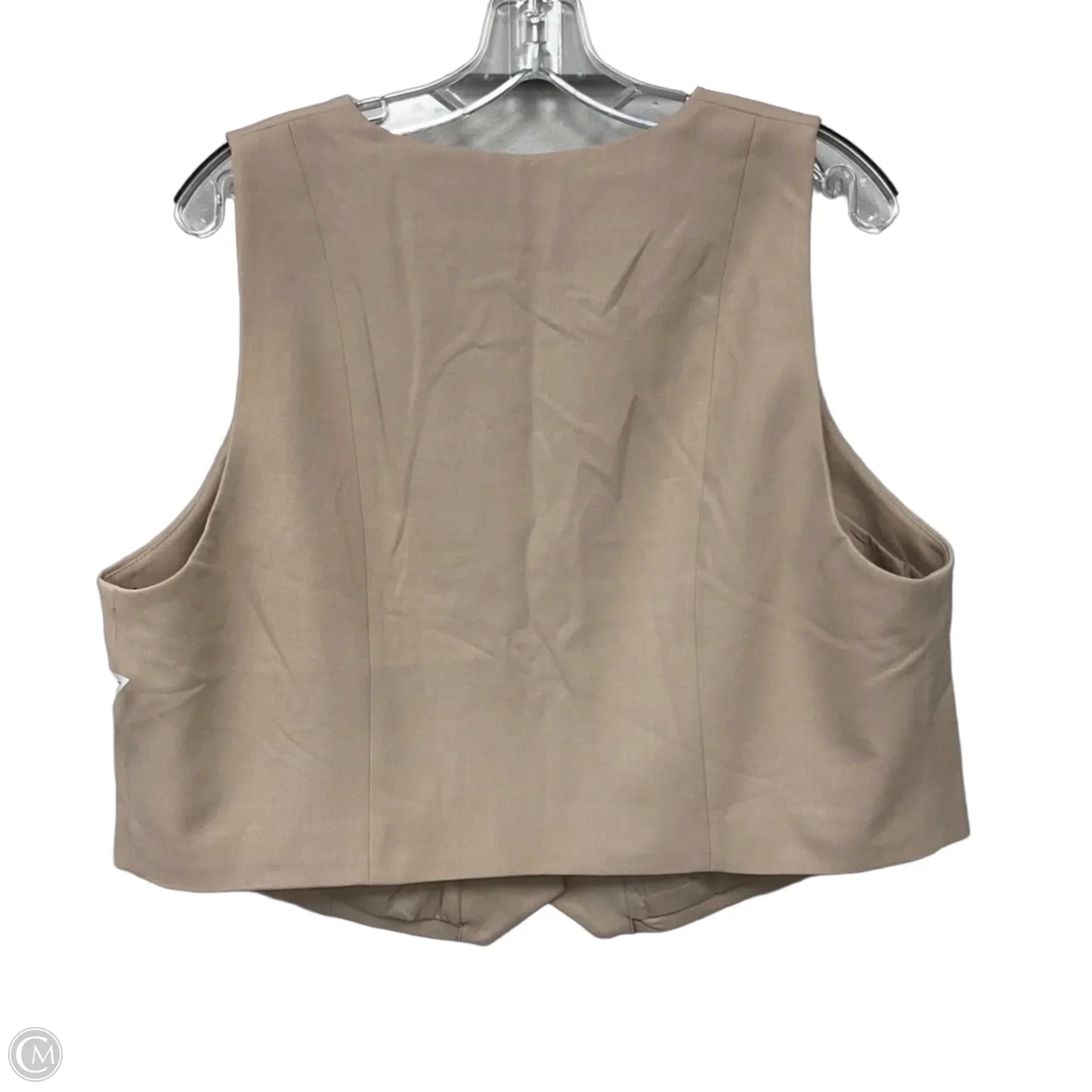 Vest Other By H&m In Tan, Size: Xl