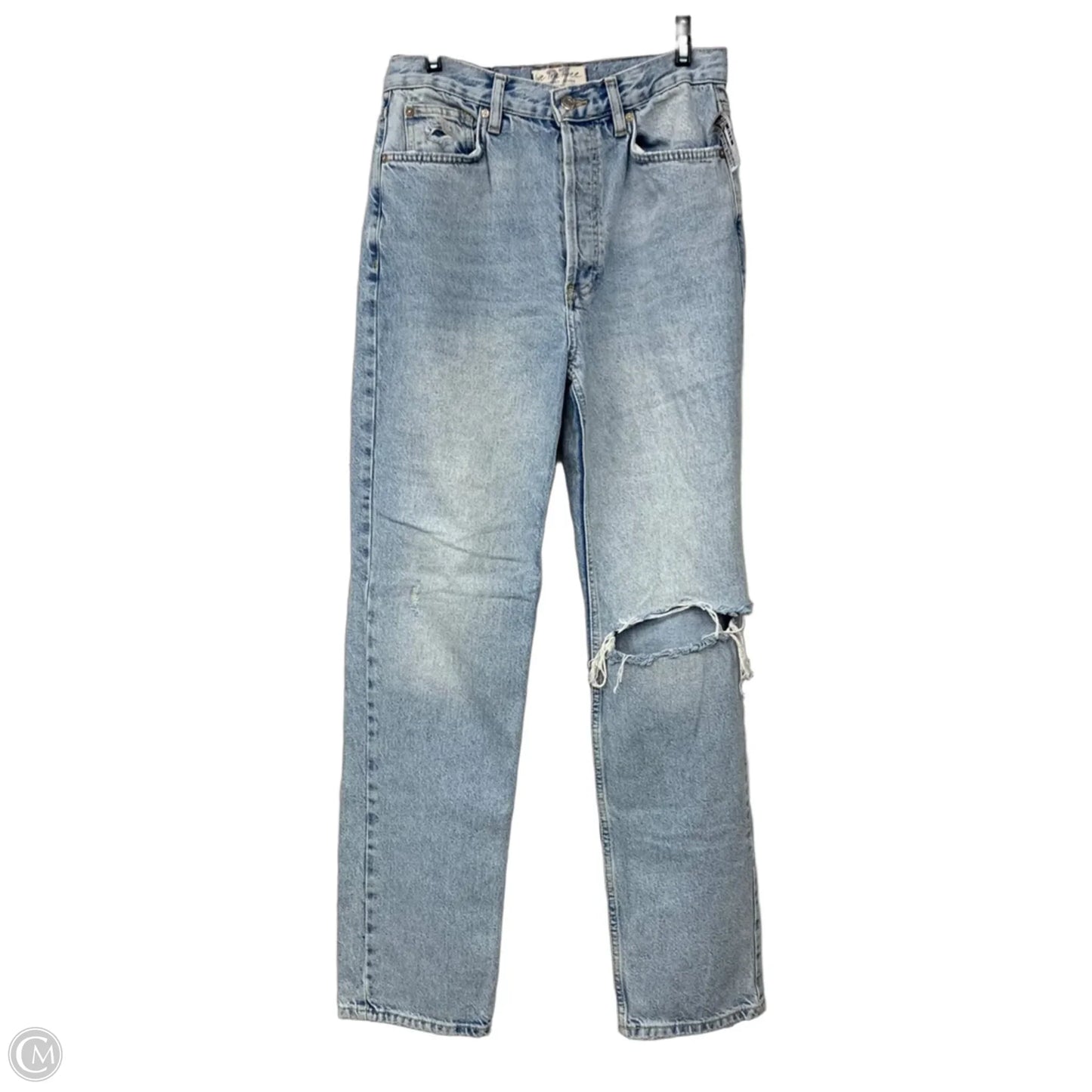 Jeans Straight By We The Free In Blue Denim, Size: 4