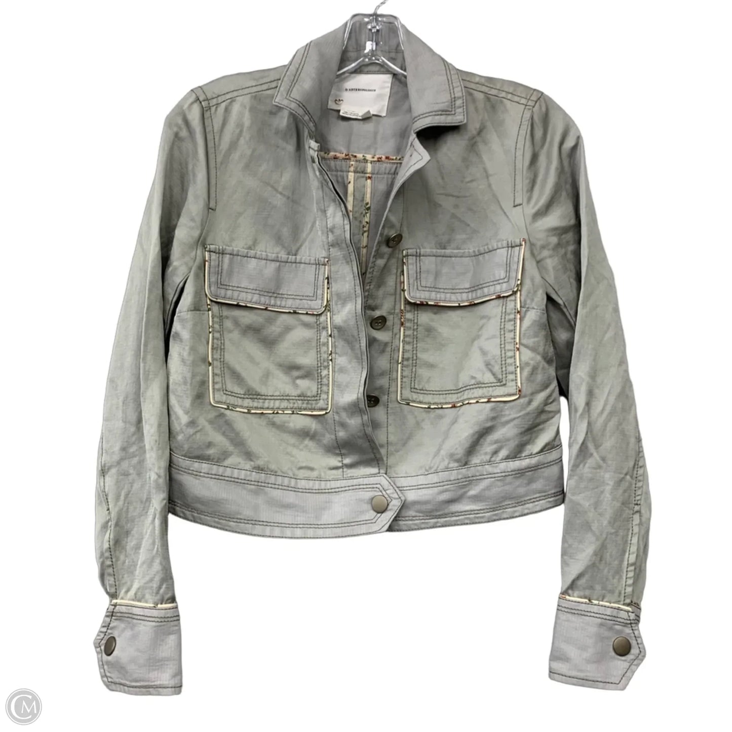 Jacket Other By Anthropologie In Green, Size: Xs