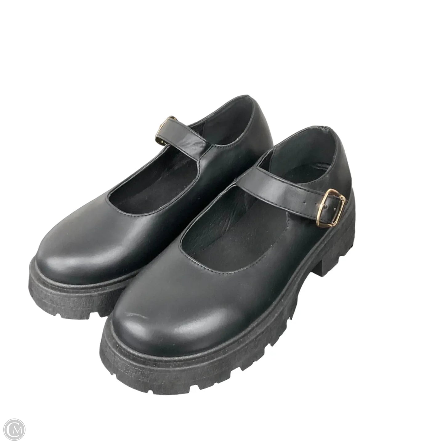 Shoes Flats By Top Moda In Black, Size: 5.5