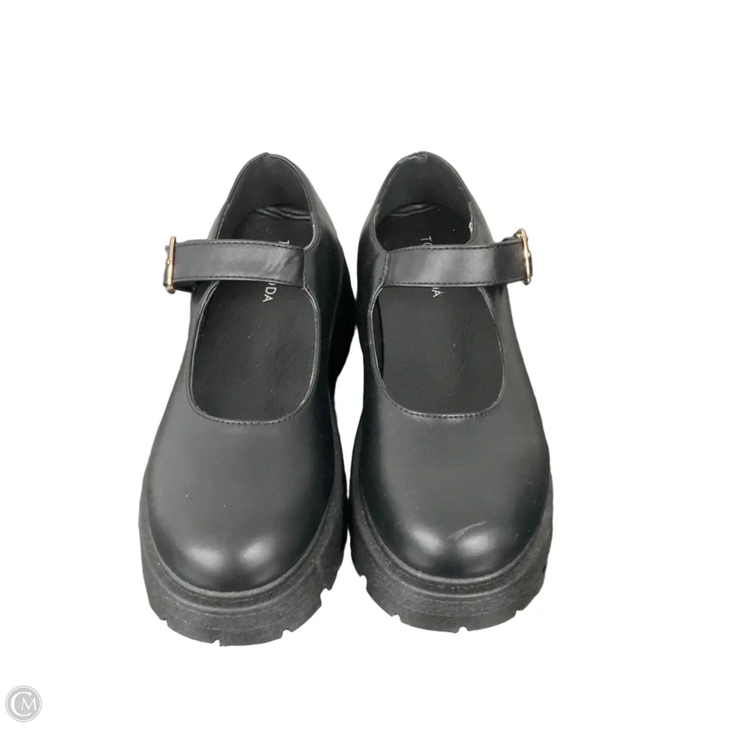 Shoes Flats By Top Moda In Black, Size: 5.5