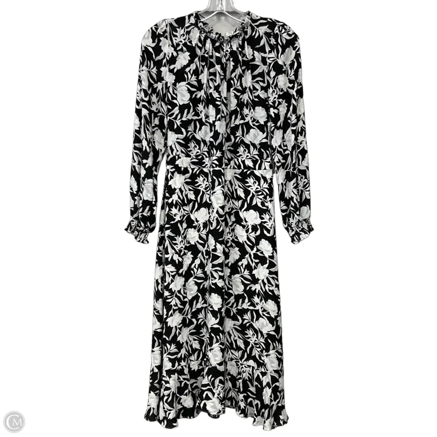 Dress Casual Maxi By J. Crew In Black & White, Size: 6