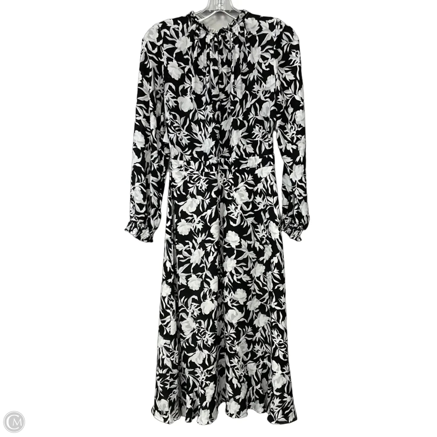 Dress Casual Maxi By J. Crew In Black & White, Size: 6