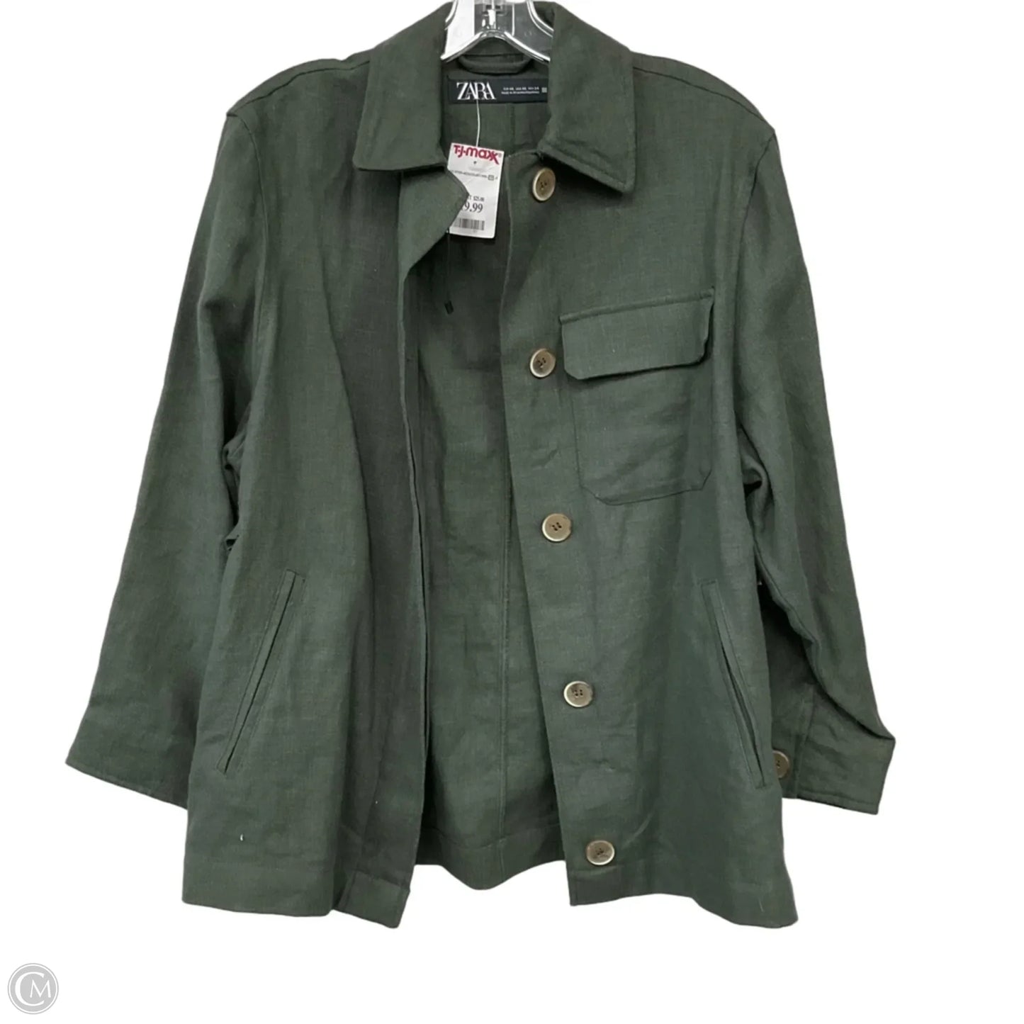 Blazer By Zara In Green, Size: Xs