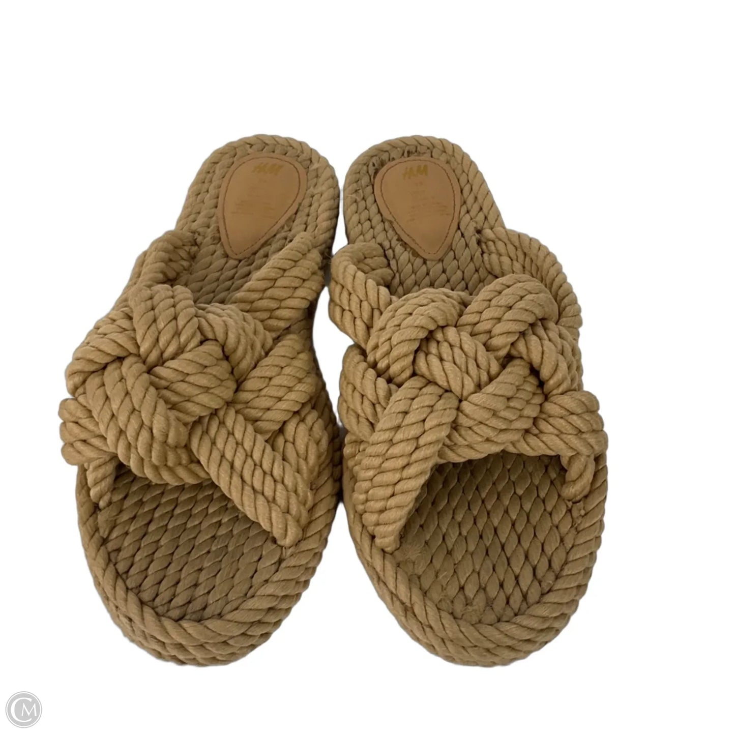 Sandals Flats By H&m In Brown, Size: 7