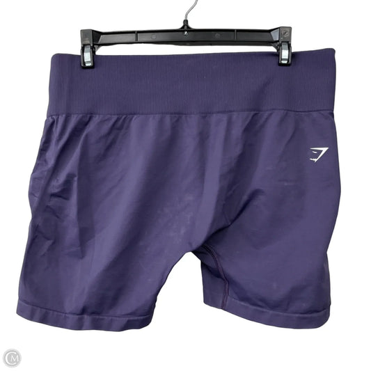 Athletic Shorts By Gym Shark In Purple, Size: Xxl