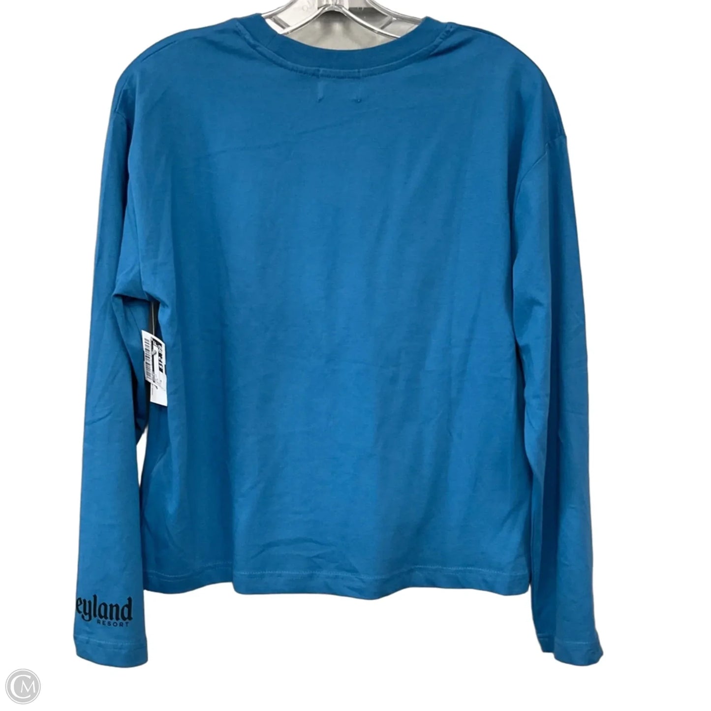 Top Long Sleeve By Disney In Blue, Size: M