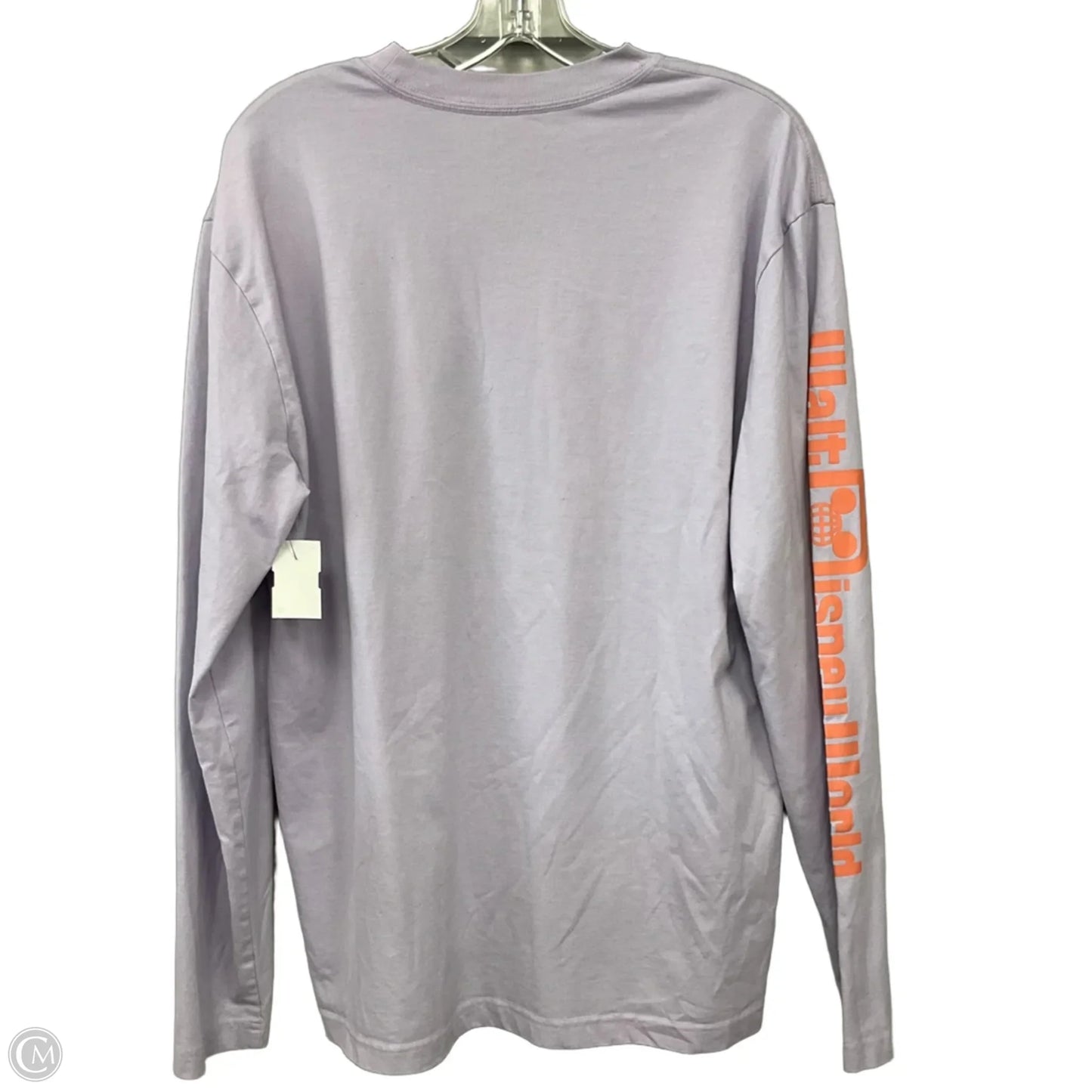 Top Long Sleeve By Disney In Purple, Size: L