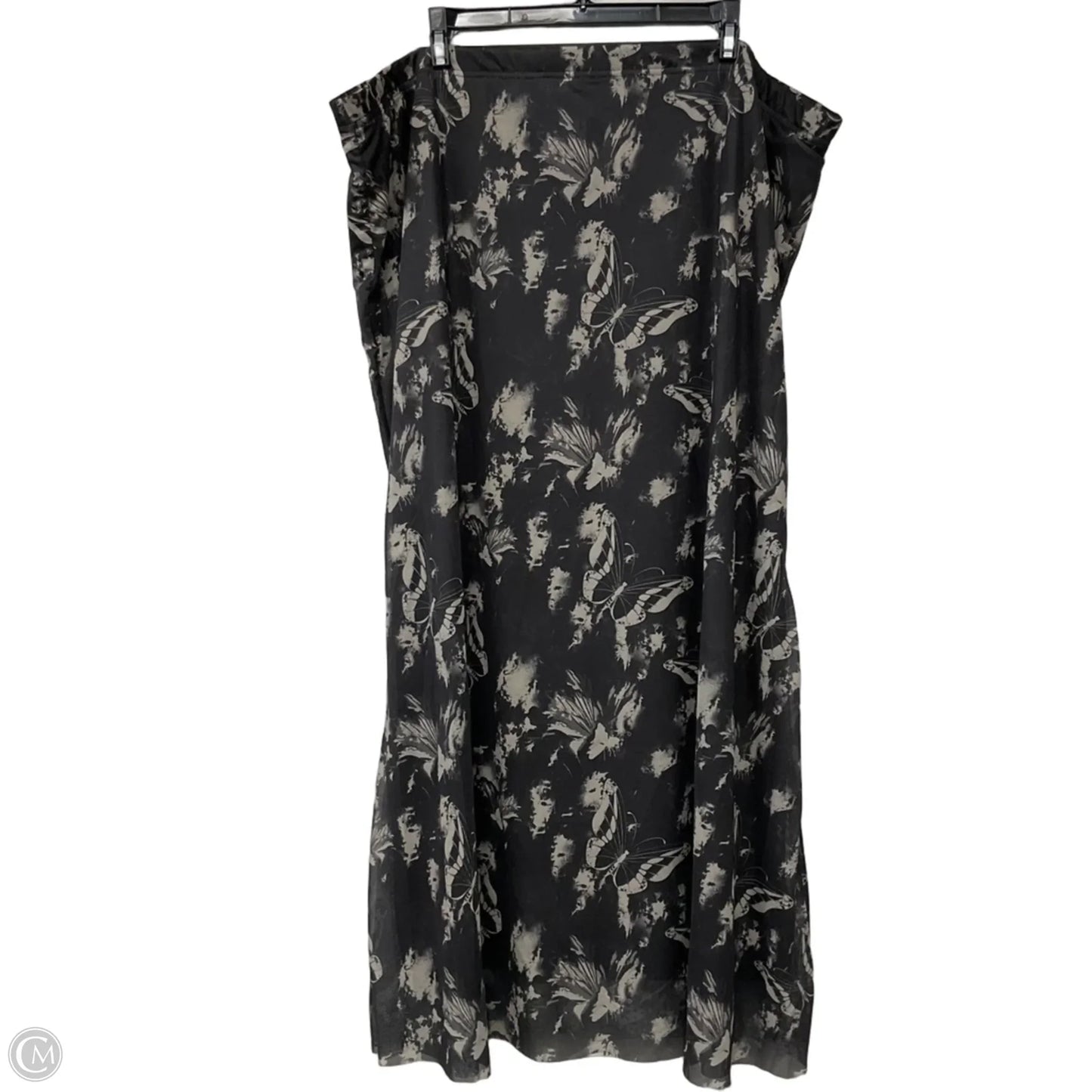 Skirt Maxi By Clothes Mentor In Black, Size: Xxl
