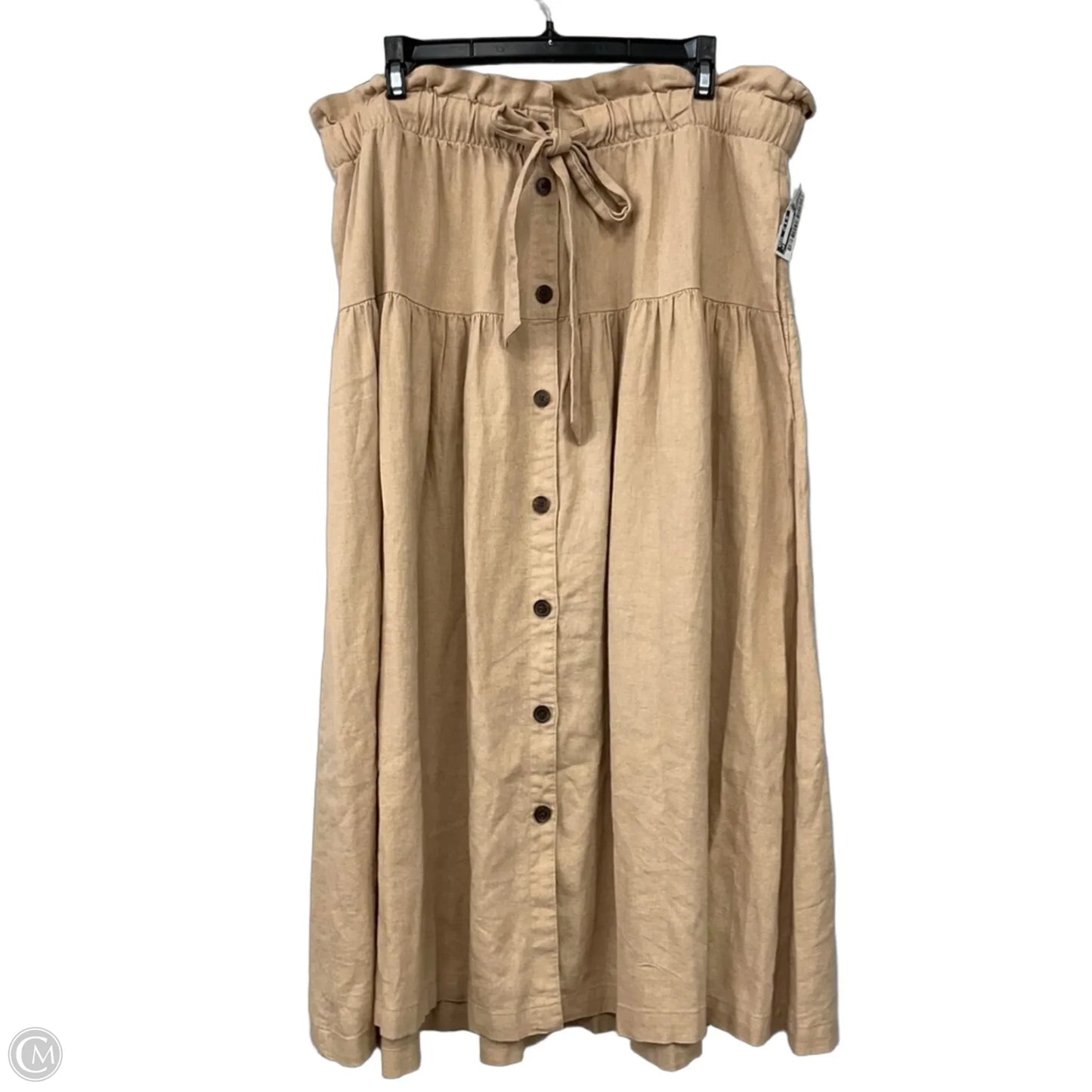 Skirt Maxi By Universal Thread In Tan, Size: L