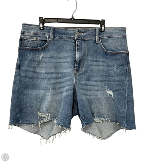 Shorts By Judy Blue In Blue Denim, Size: 1x
