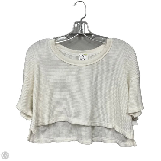 Top Short Sleeve By Offline In White, Size: Xs