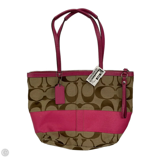 Handbag Designer By Coach, Size: Medium