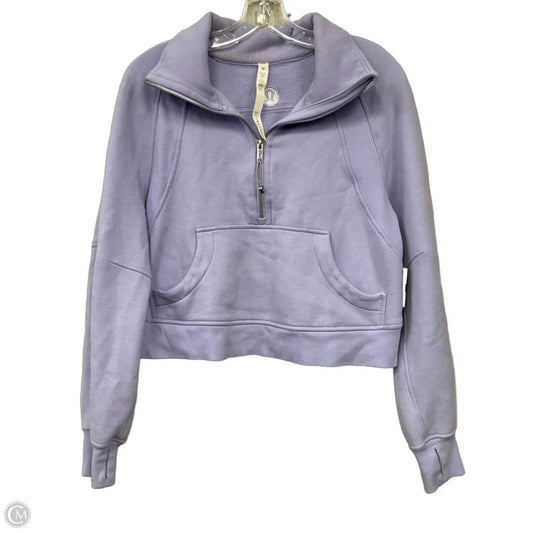 Sweatshirt Collar By Lululemon In Purple, Size: XS/S