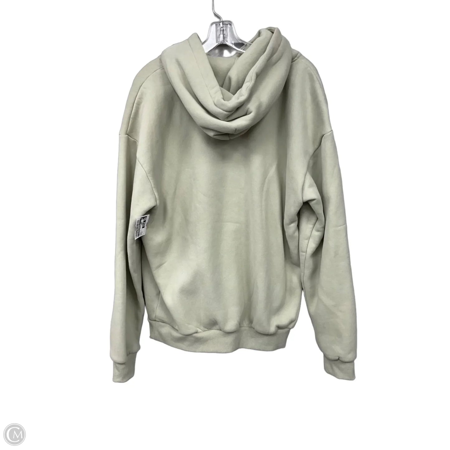 Sweatshirt Hoodie By Clothes Mentor In Beige, Size: M