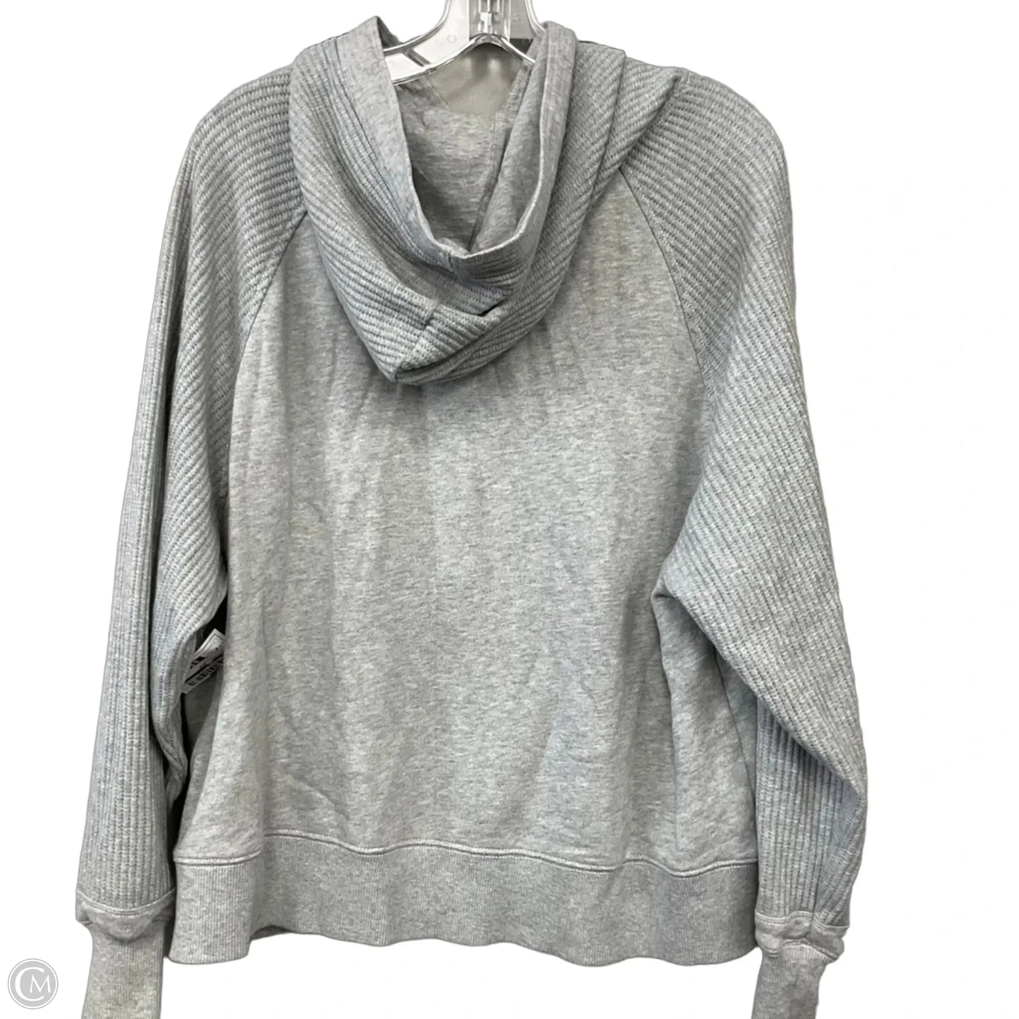 Sweatshirt Hoodie By Aerie In Grey, Size: M