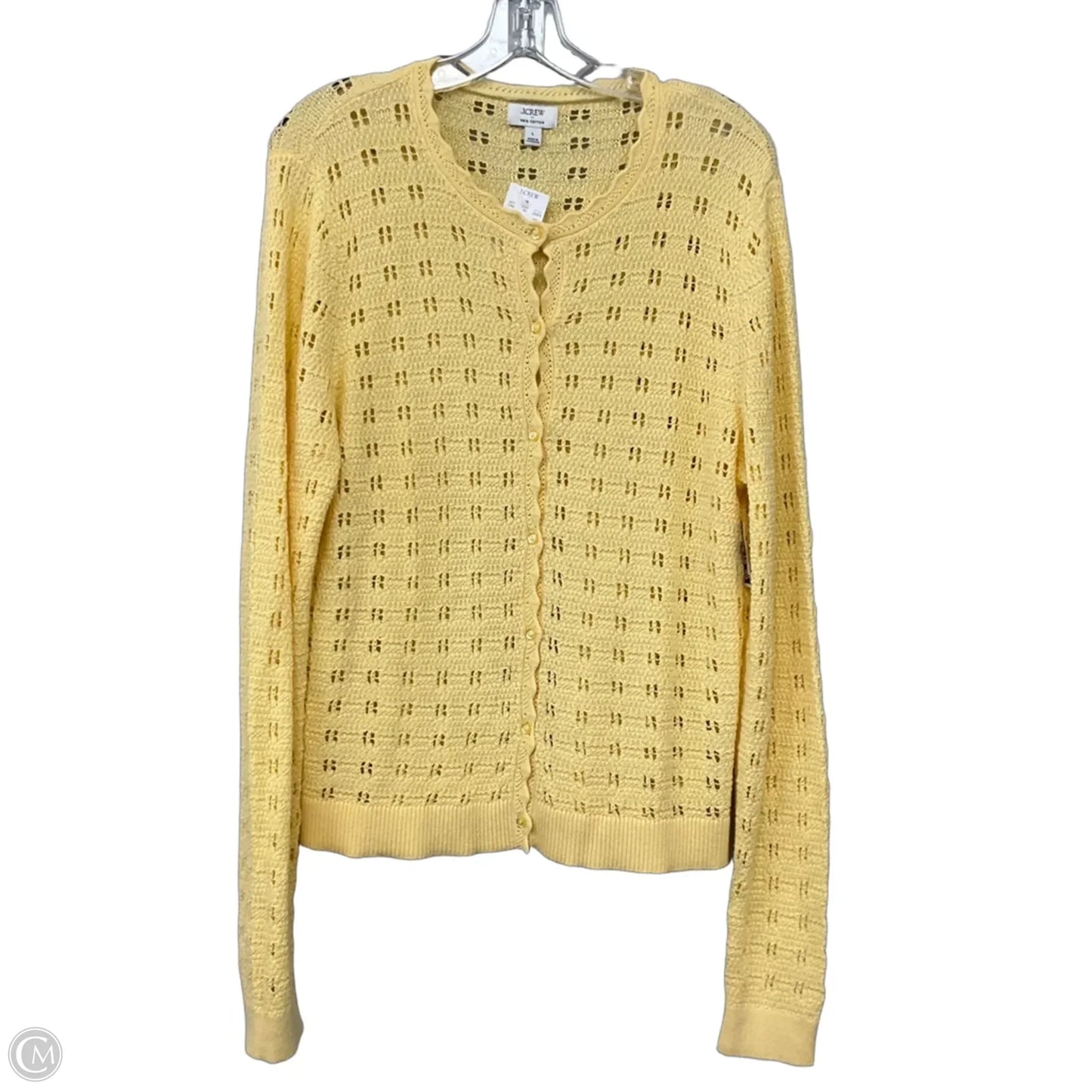 Cardigan By J. Crew In Yellow, Size: L