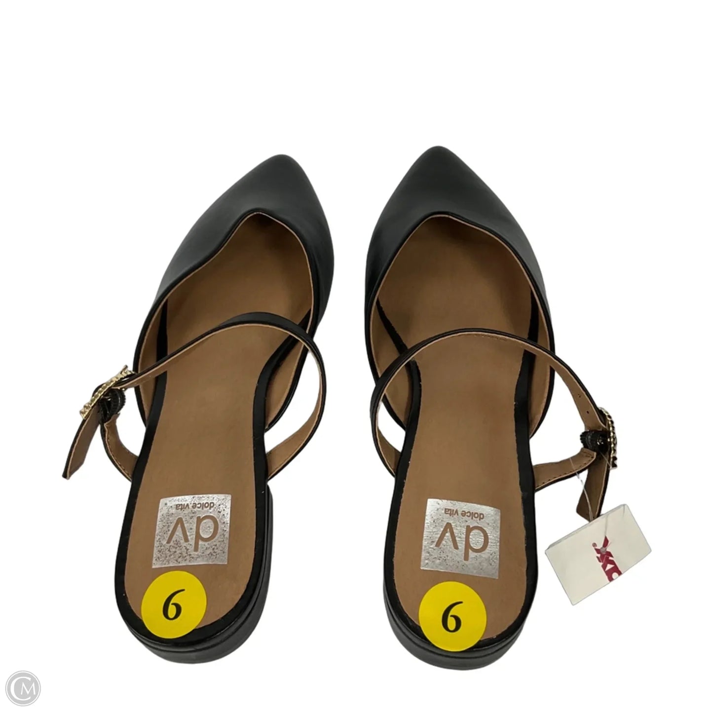 Shoes Flats By Dv In Black, Size: 9