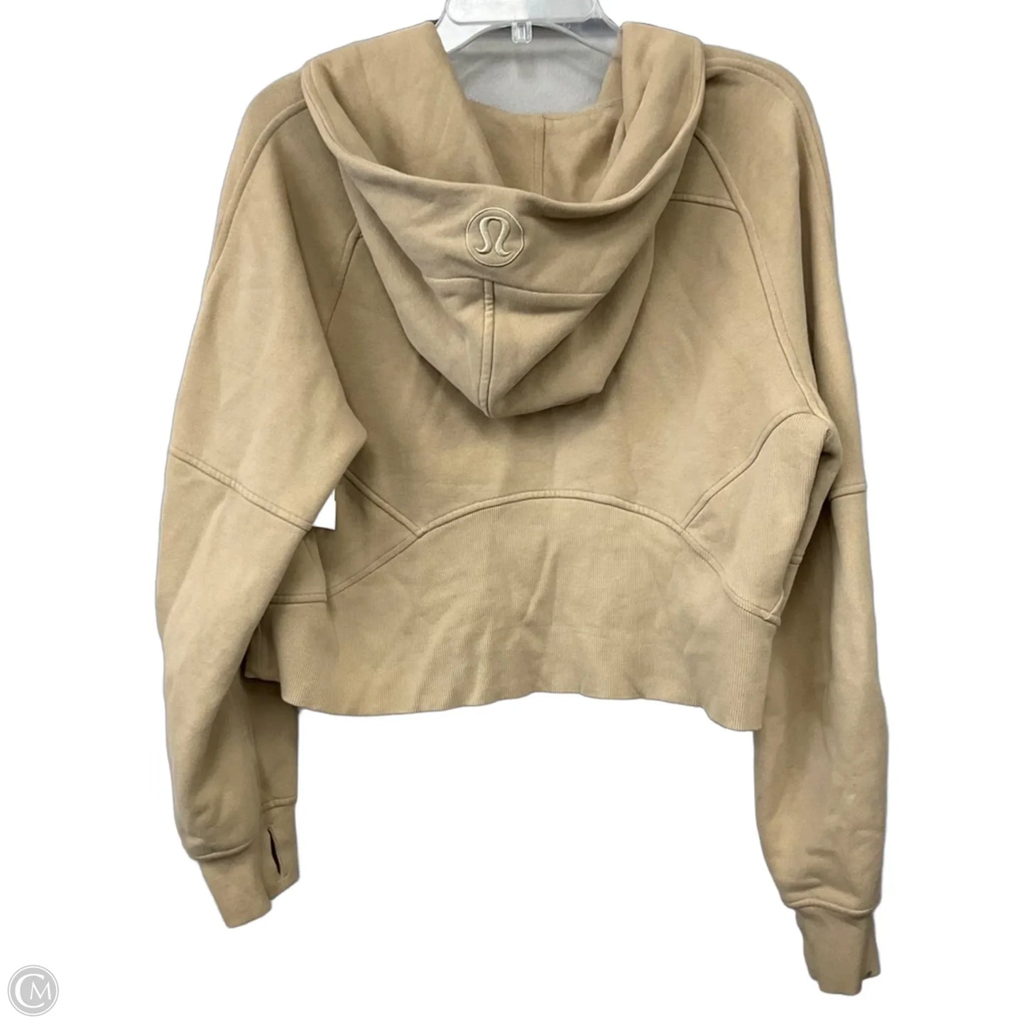 Sweatshirt Hoodie By Lululemon In Tan, Size: Xs