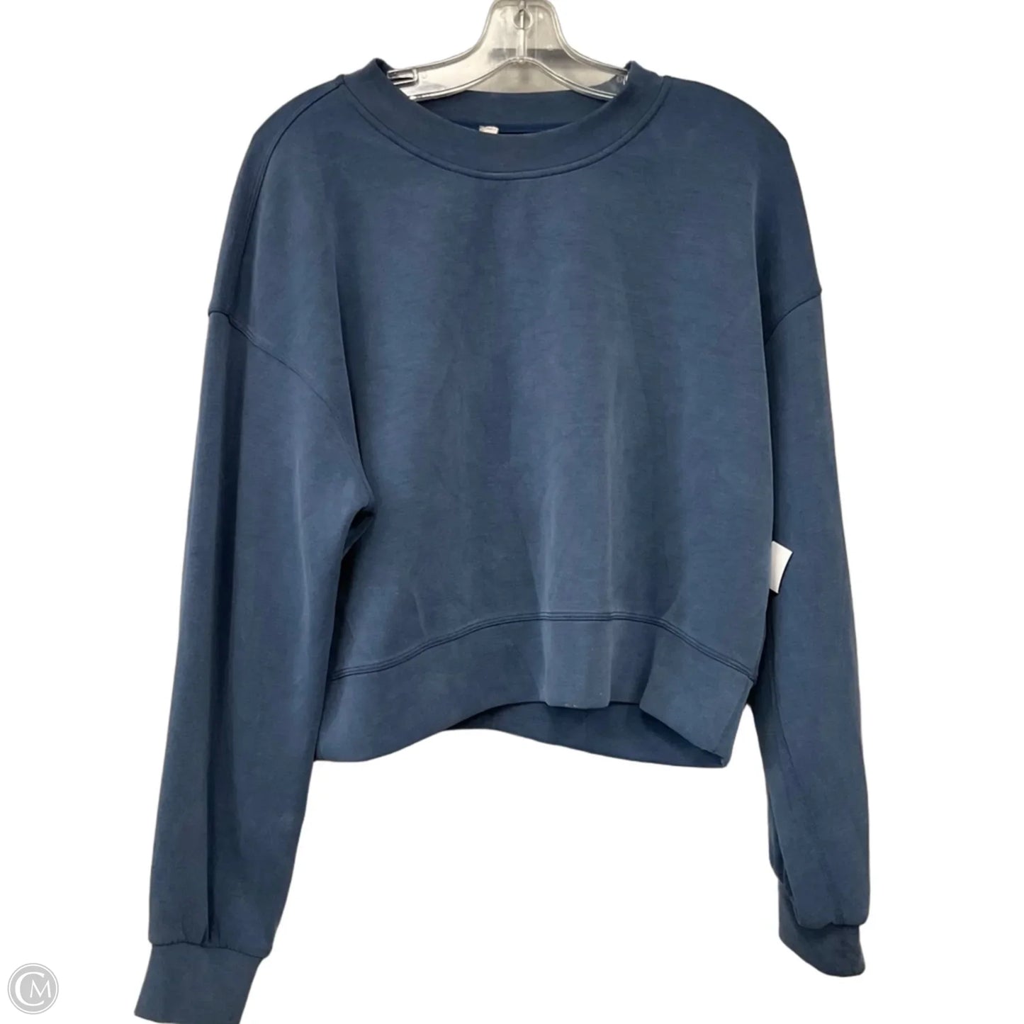 Sweatshirt Crewneck By Lululemon In Blue, Size: 6