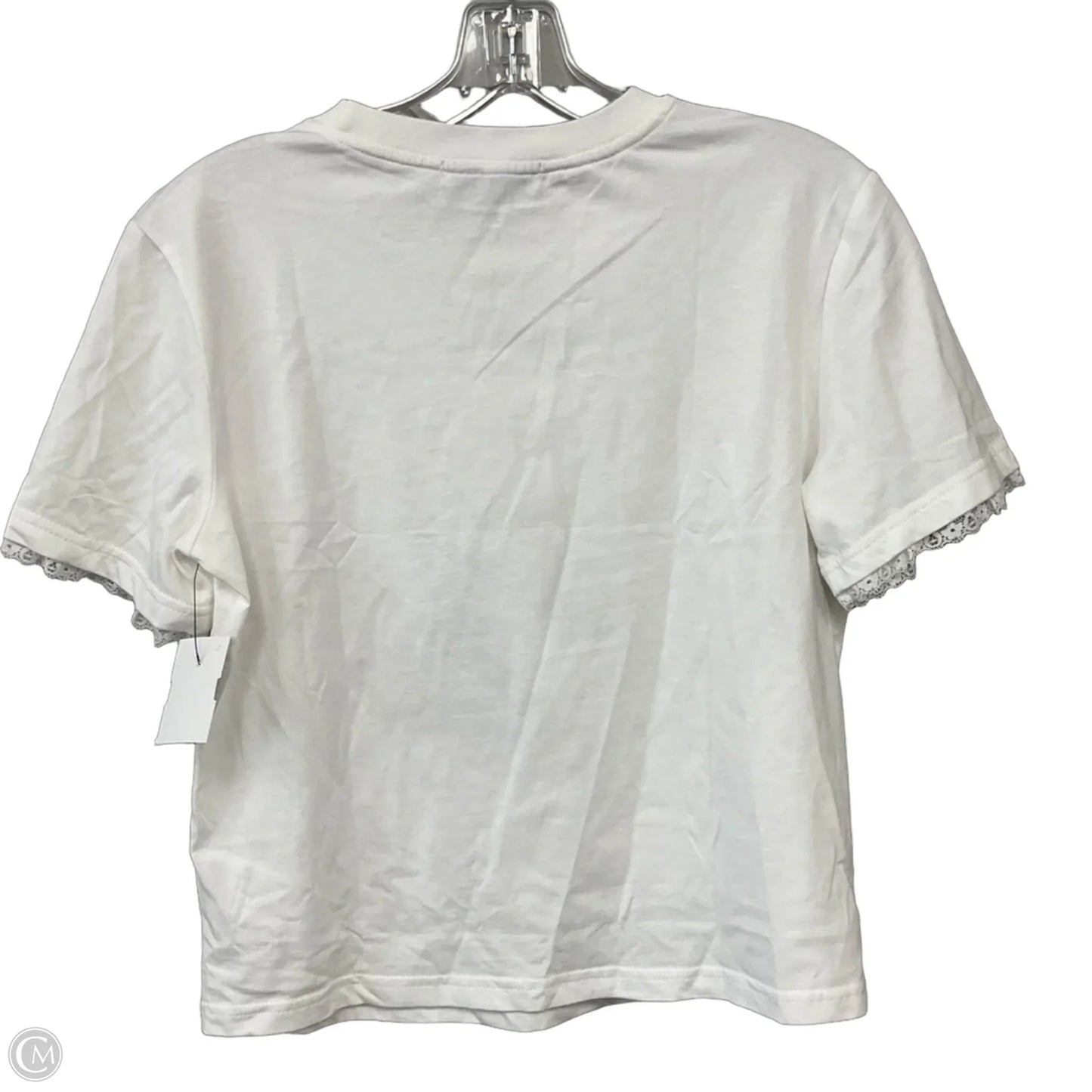 Top Short Sleeve By Cmc In White, Size: Xl