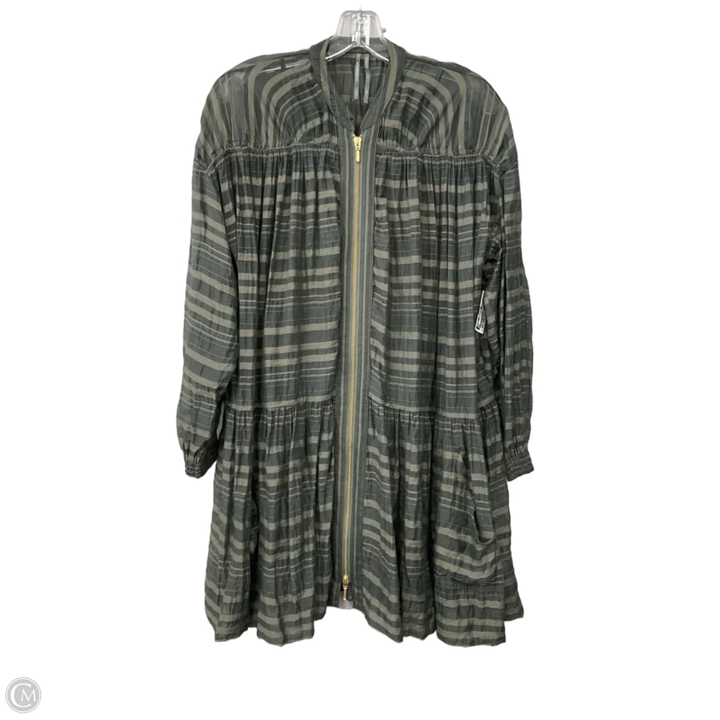 Dress Casual Short By Anthropologie In Green, Size: Xxs
