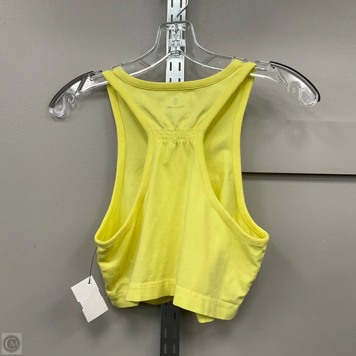 Athletic Tank Top By Free People In Yellow, Size: S