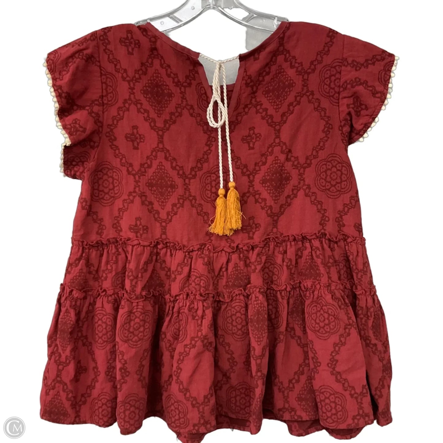 Top Short Sleeve By Altard State In Red, Size: M